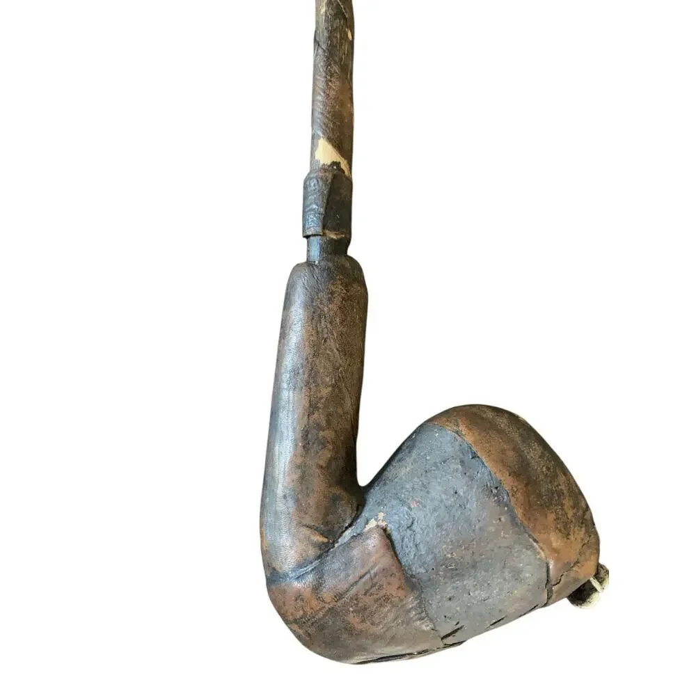 Hand Carved Wood Tobacco Pipe Vintage Long 16 inch Rustic Folk Art‎ Display
